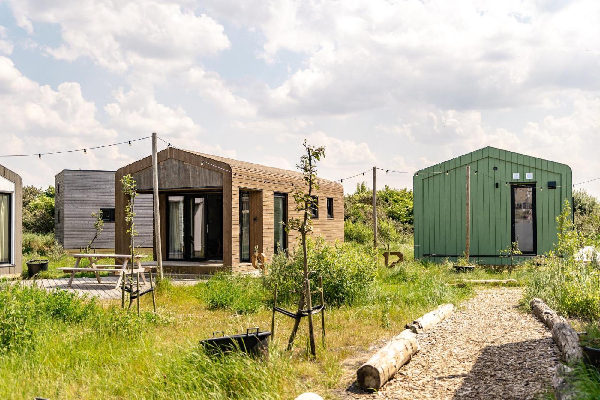 Basecamp Tiny House Eco-Resort Ijmuiden IJmuiden Eksteriør billede